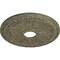 Ekena Millwork Raymond Ceiling Medallion (Canopies up to 5 1/8"), 18 1/8"OD 3 5/8"ID x 1 1/8"P, Witch Hazel Crackle CM18RAWHC - alternate 2